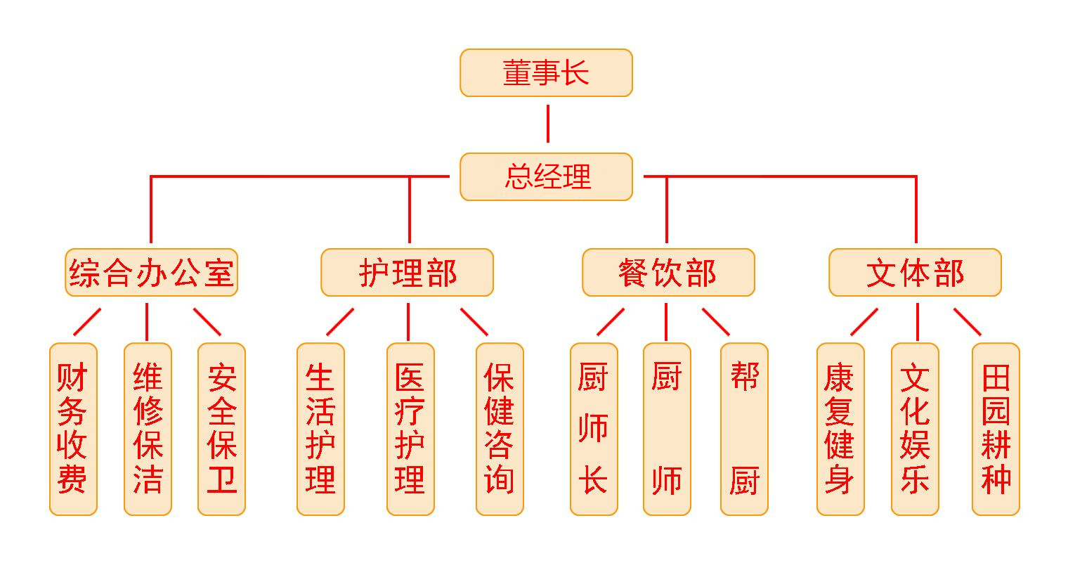 组织架构--大安区安心老年公寓